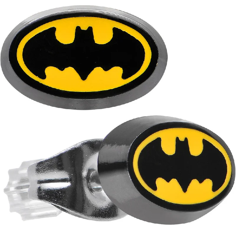 Women's Earrings – Elegant Designs for Every Personality--Officially Licensed 316L Stainless Steel Batman Stud Earrings Women's Earrings – Elegant Designs for Every Personality--Officially Licensed 316L Stainless Steel Batman Stud Earrings