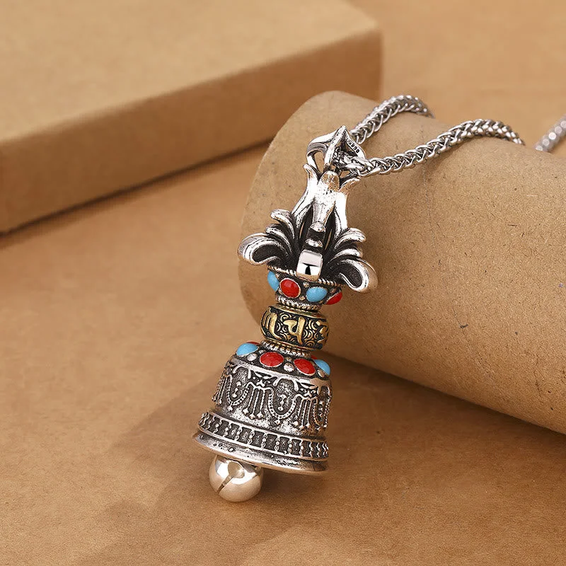 Shop Classic Women's Necklaces & Pendants with a Modern Twist-Buddha Stones Tibetan Om Mani Padme Hum Dorje Vajra Bell Strength Necklace Pendant Shop Classic Women's Necklaces & Pendants with a Modern Twist-Buddha Stones Tibetan Om Mani Padme Hum Dorje Vajra Bell Strength Necklace Pendant