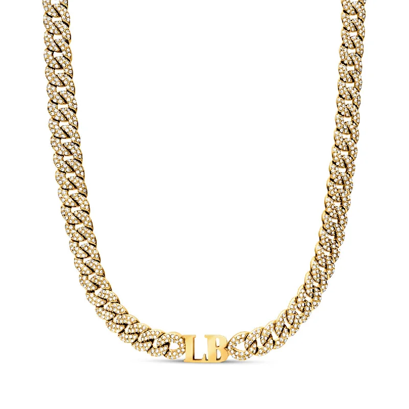 Shop Classic Women's Necklaces & Pendants with a Modern Twist-Gala Pavé Initial Choker (Gold) Shop Classic Women's Necklaces & Pendants with a Modern Twist-Gala Pavé Initial Choker (Gold)
