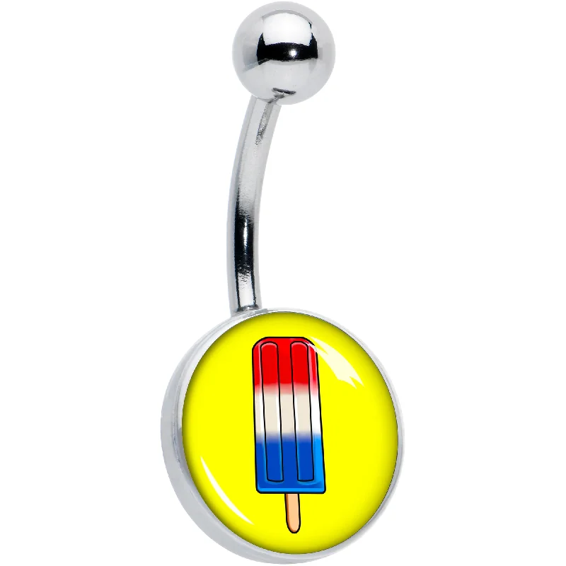 Designer Belly Rings with Creative Features -Popsicle Treat Belly Ring