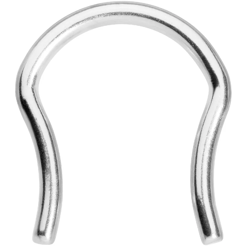Bold Nose Rings for Trendy Look -14 Gauge 5/8 ASTM F-136 Implant Grade Titanium Septum Retainer Bold Nose Rings for Trendy Look -14 Gauge 5/8 ASTM F-136 Implant Grade Titanium Septum Retainer
