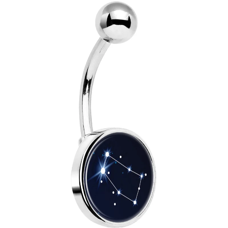 Beautiful Belly Rings for Timeless Looks -Zodiac Constellation Gemini Belly Ring