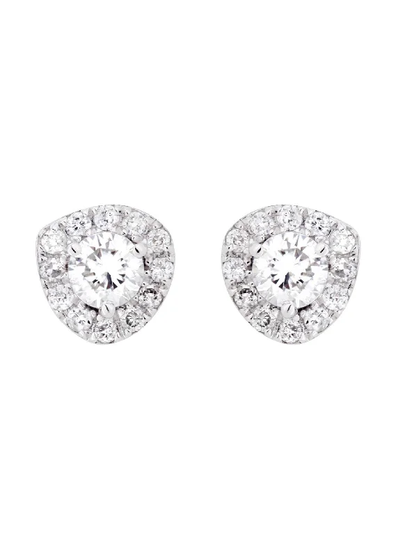 Shop Durable Men's Earrings for Everyday Wear-Round Diamond Stud Earrings | 0.49 Carats Shop Durable Men's Earrings for Everyday Wear-Round Diamond Stud Earrings | 0.49 Carats