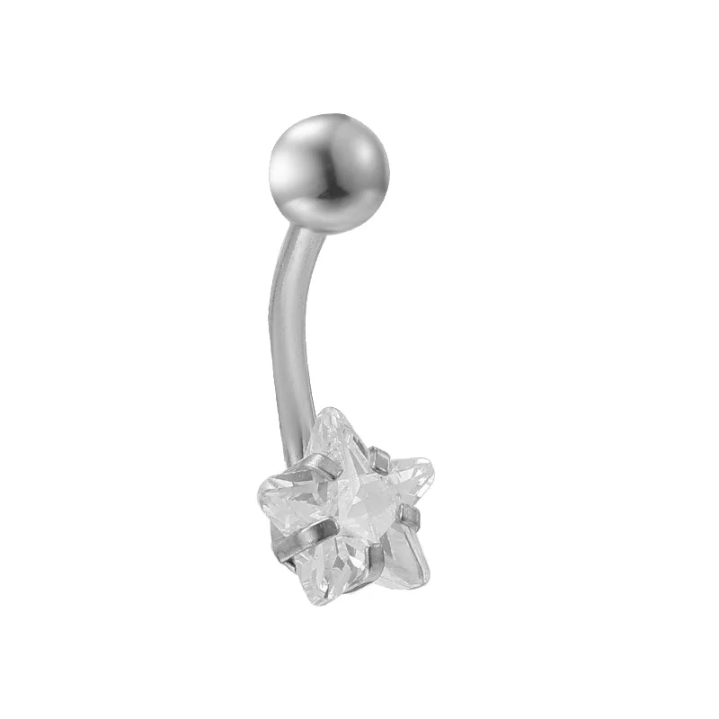 Custom Belly Rings with Personalized Designs -Star Girl Belly Ring