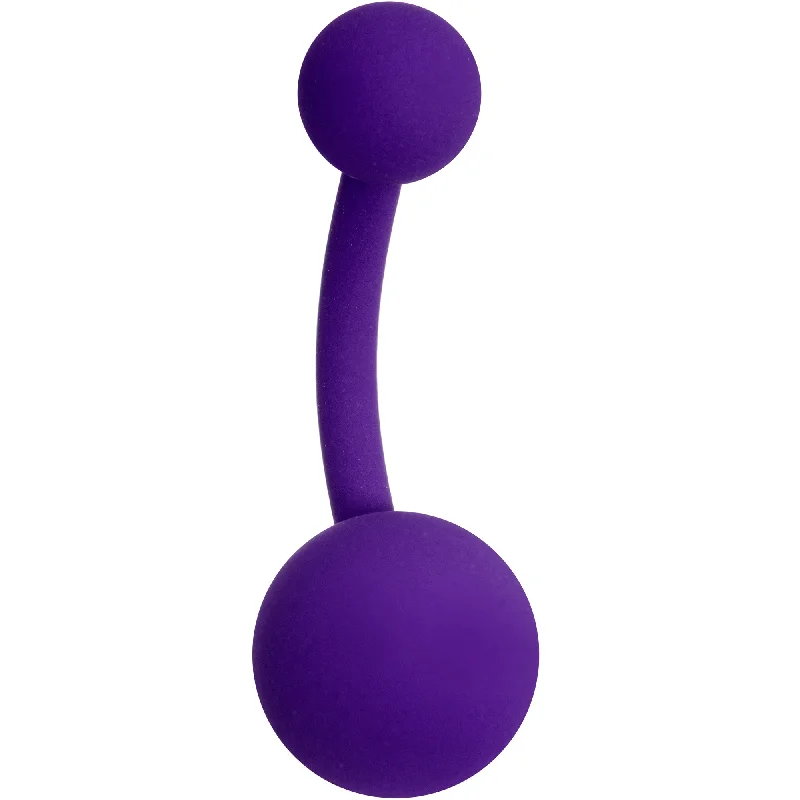Stunning Belly Rings for Bold Fashion Statements -Posh Purple Matte Belly Ring
