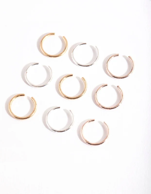 Women's Earrings – Elegant Designs for Every Personality--Mixed Metal Faux Body Jewellery