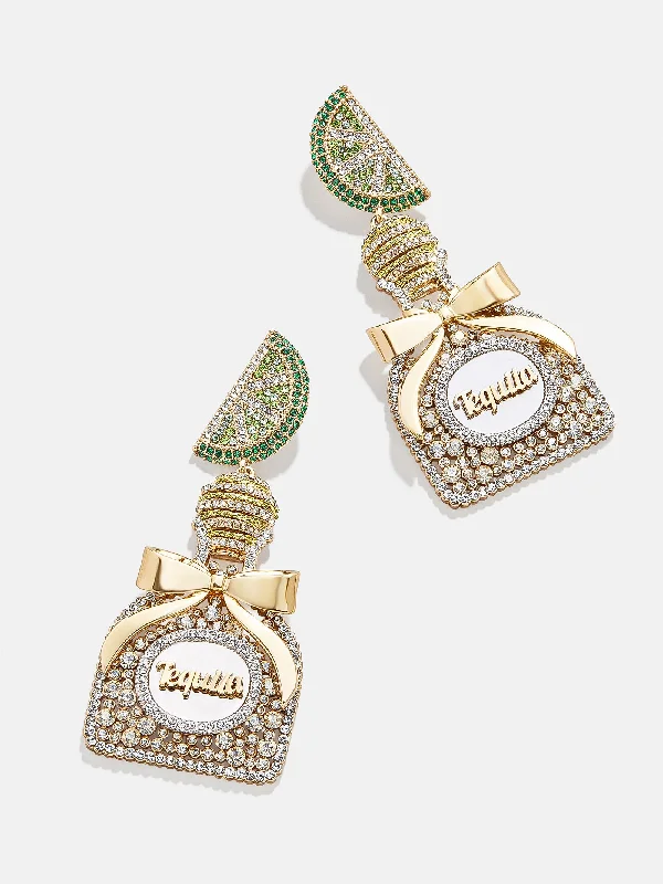 Women's Earrings – Elegant Designs for Every Personality--Hot Shot Earrings - Tequila Bottle
