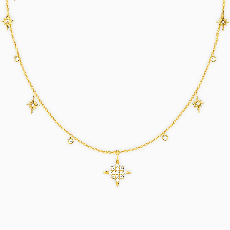Shop Classic Women's Necklaces & Pendants with a Modern Twist-Golden Constellation Drop Necklace Shop Classic Women's Necklaces & Pendants with a Modern Twist-Golden Constellation Drop Necklace