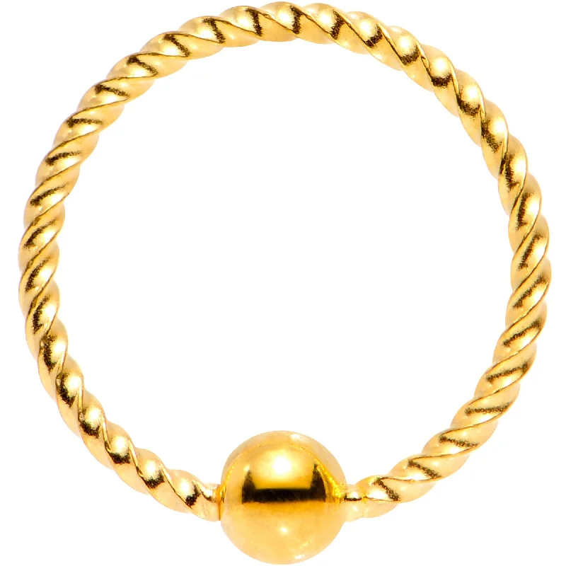 Nose Rings with Stones -20 Gauge 5/16 Gold Tone Anodized So Twisted Captive Style Seamless Ring Nose Rings with Stones -20 Gauge 5/16 Gold Tone Anodized So Twisted Captive Style Seamless Ring