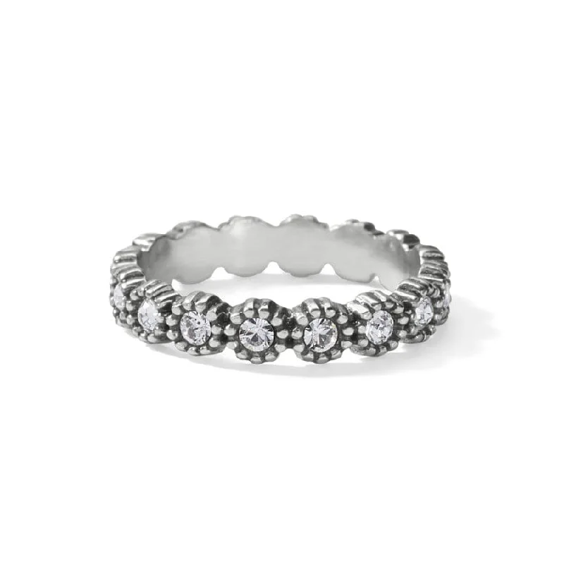 Chic Women's Rings for Fashion-Forward Looks-Twinkle Splendor Infinity Ring