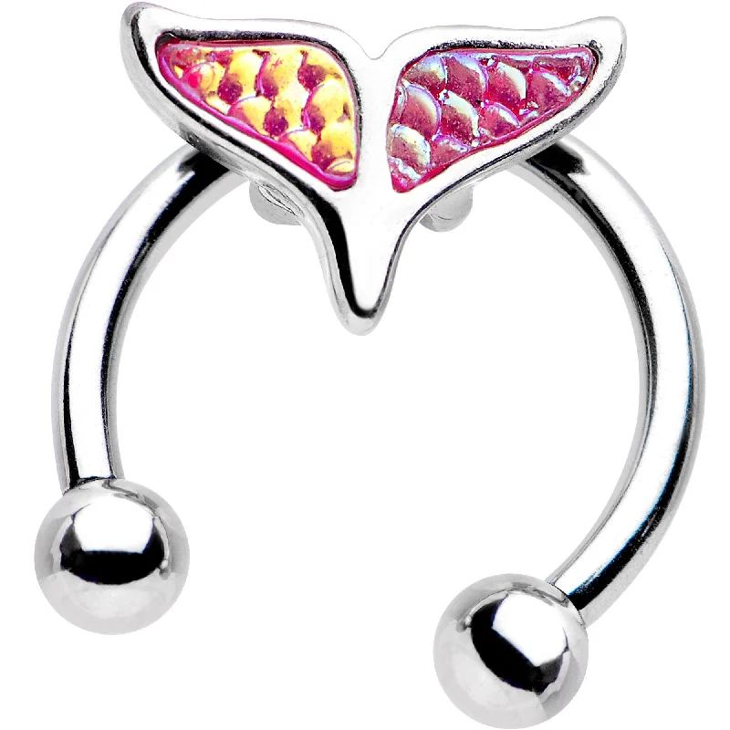 Timeless Lip Rings with Simple Beauty16 Gauge 5/16 Pink Mermaid Scale Tail Horseshoe Circular Barbell Timeless Lip Rings with Simple Beauty16 Gauge 5/16 Pink Mermaid Scale Tail Horseshoe Circular Barbell