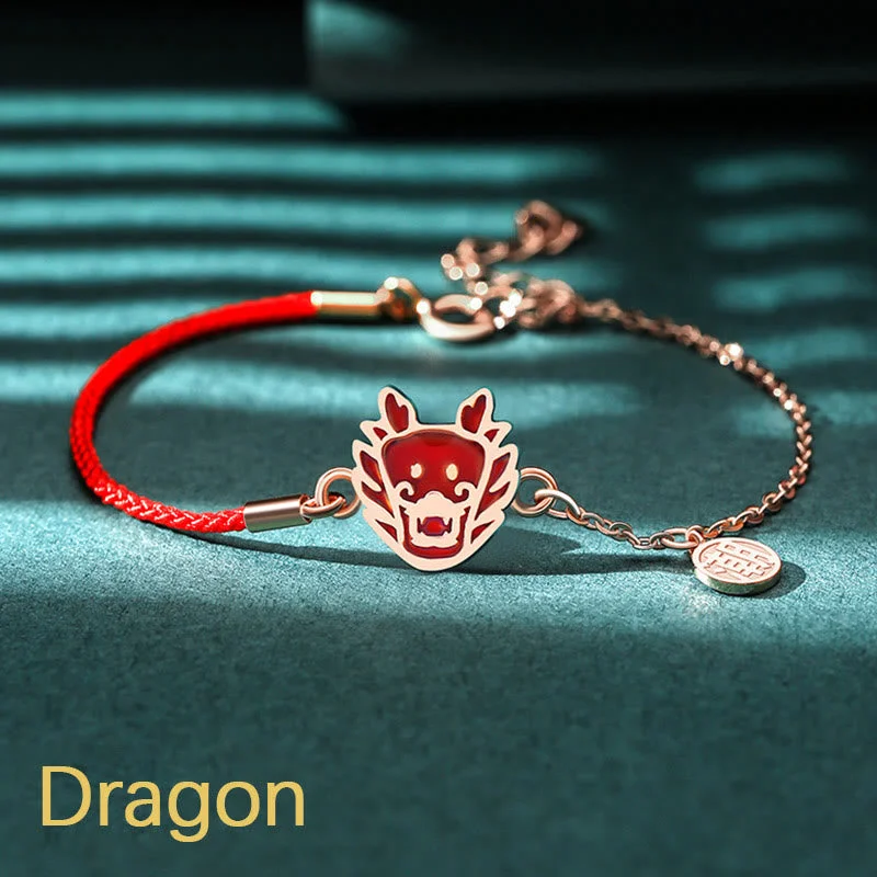 Traditional Indian Bangles for Women-Buddha Stones 925 Sterling Silver Color-changing Chinese Zodiac Luck Protection Red String Chain Bracelet Traditional Indian Bangles for Women-Buddha Stones 925 Sterling Silver Color-changing Chinese Zodiac Luck Protection Red String Chain Bracelet