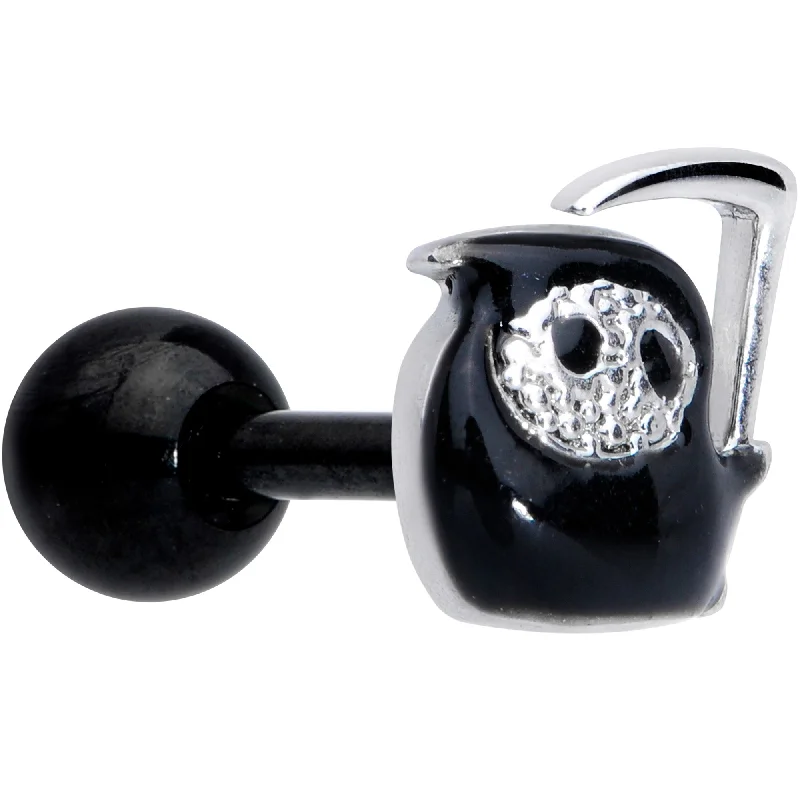Women's Earrings – Elegant Designs for Every Personality--16 Gauge 1/4 Black Grim Reaper Halloween Cartilage Tragus Women's Earrings – Elegant Designs for Every Personality--16 Gauge 1/4 Black Grim Reaper Halloween Cartilage Tragus