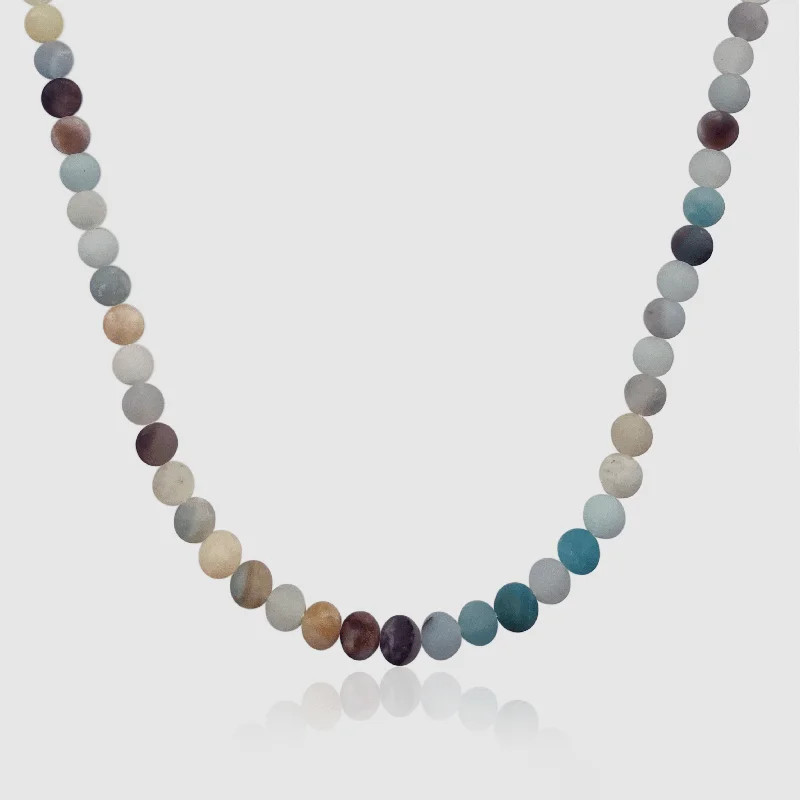 Exclusive Men's Necklaces & Pendants for the Modern Gentleman-Ocean Beaded Necklace 8mm Exclusive Men's Necklaces & Pendants for the Modern Gentleman-Ocean Beaded Necklace 8mm