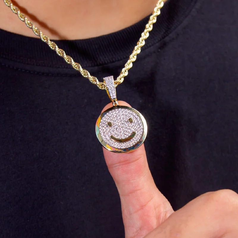 Exclusive Men's Necklaces & Pendants for the Modern Gentleman-Happy/Sad Pendant