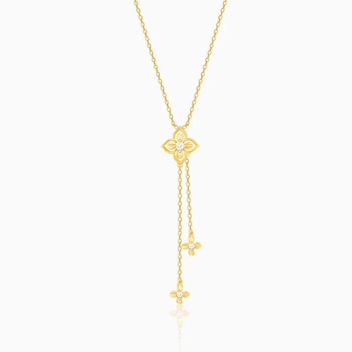 Shop Classic Women's Necklaces & Pendants with a Modern Twist-Golden Artsy Floral Necklace Shop Classic Women's Necklaces & Pendants with a Modern Twist-Golden Artsy Floral Necklace