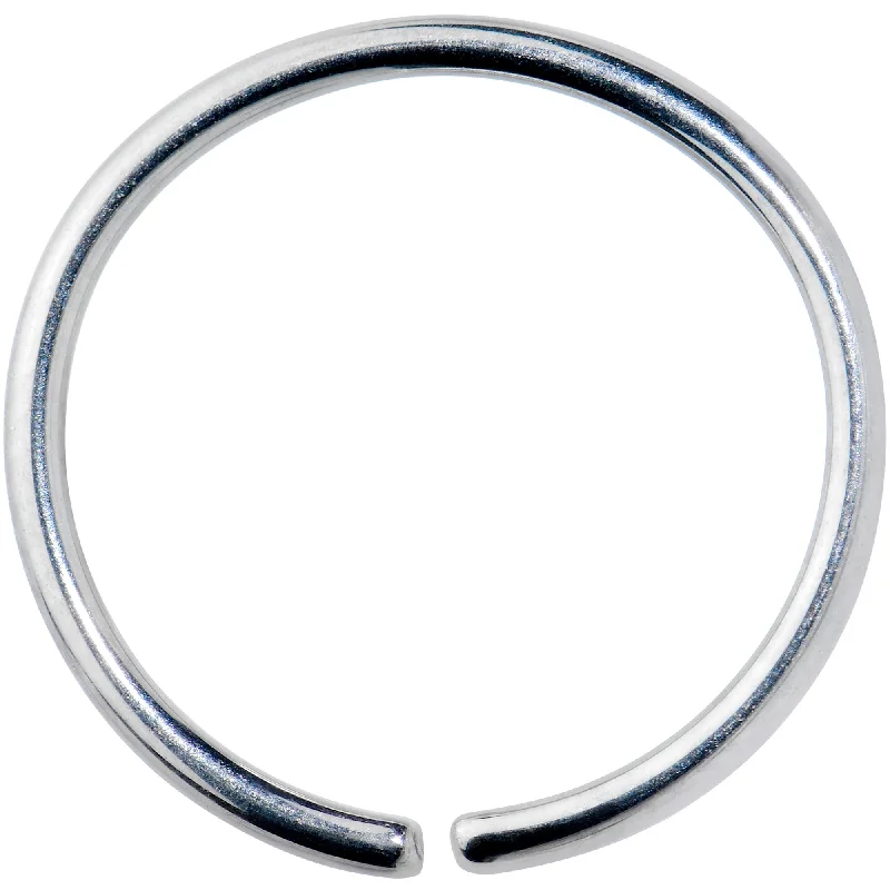 Nose Rings with Sparkling Stones -18 Gauge 7/16 Grade 23 Titanium Bendable Hoop Ring Nose Rings with Sparkling Stones -18 Gauge 7/16 Grade 23 Titanium Bendable Hoop Ring