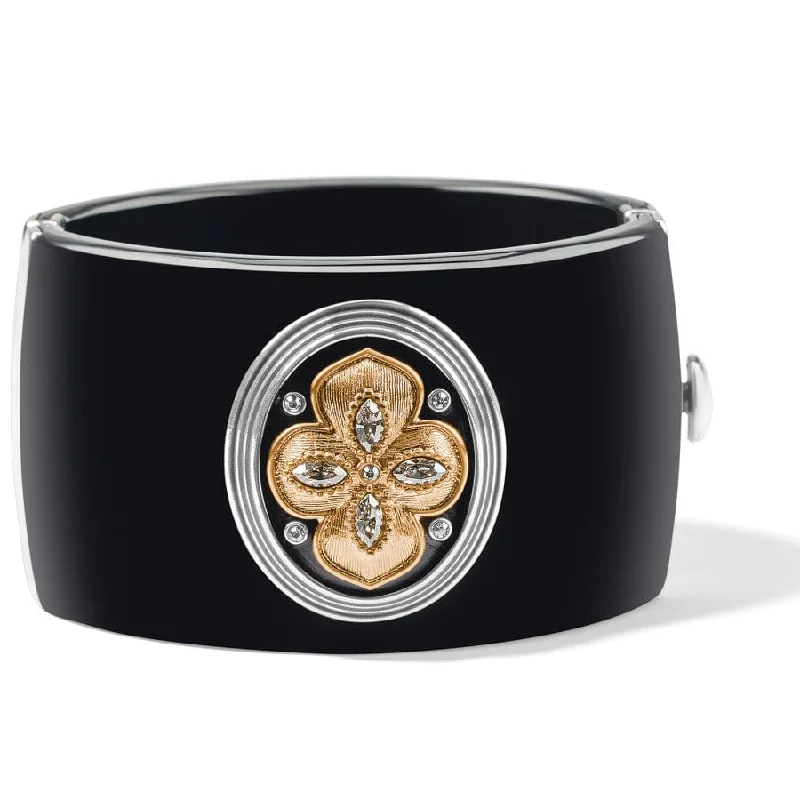 Bright Enamel Bangles for Women-Monarch Dream Hinged Bangle