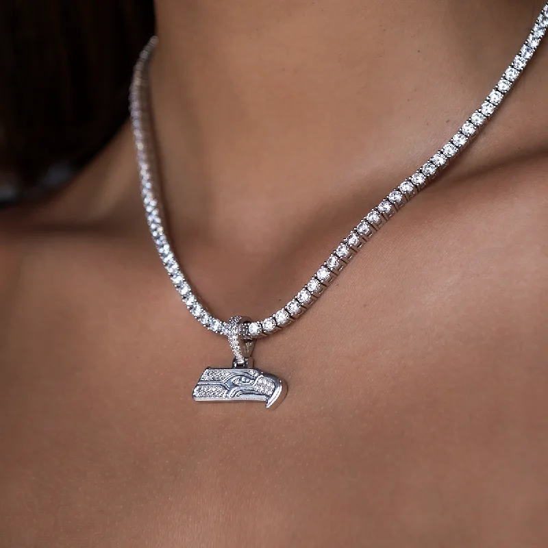 Shop Classic Women's Necklaces & Pendants with a Modern Twist-Seattle Seahawks Official NFL Micro Logo Pendant Shop Classic Women's Necklaces & Pendants with a Modern Twist-Seattle Seahawks Official NFL Micro Logo Pendant