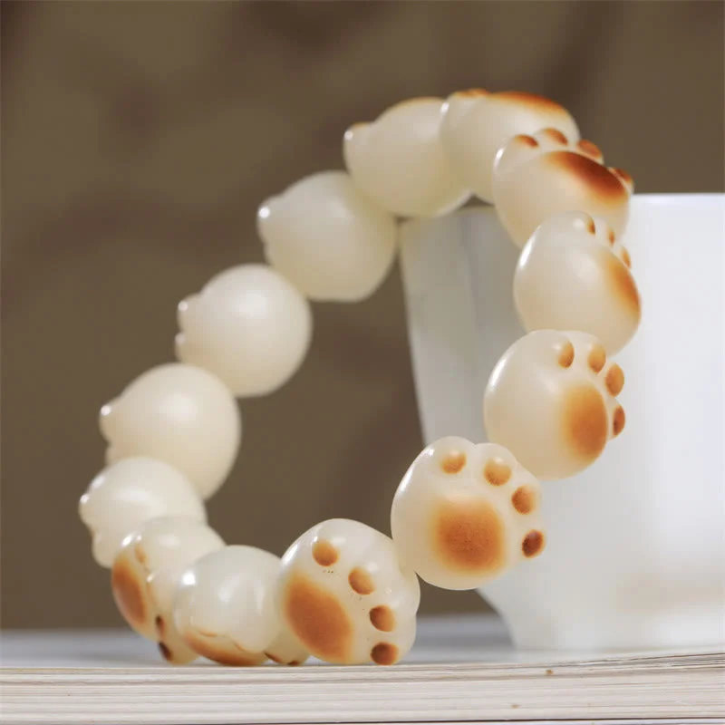 Casual Beaded Bracelets for Men-Buddha Stones Cute Cat Paw Claw Bodhi Seed Peace Bracelet Casual Beaded Bracelets for Men-Buddha Stones Cute Cat Paw Claw Bodhi Seed Peace Bracelet