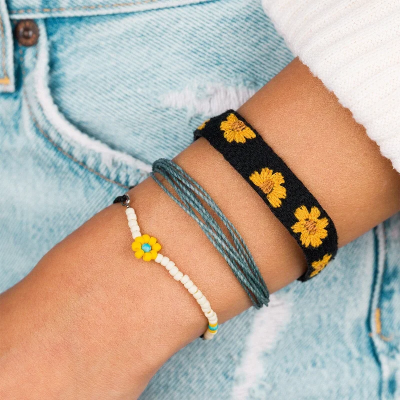 Gem-Studded Wedding Bangles for Women-Sunflower Serene Pack