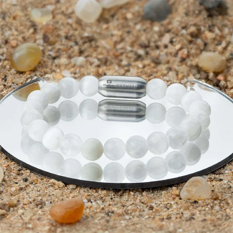 Bracelet Sets for Men-Inner Peace Selenite Natural Stone Bracelet with MagSnap 2