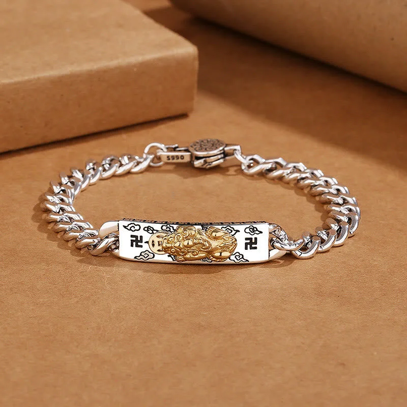 Bracelets for Men with Meaningful Charms-Buddha Stones Om Mani Padme Hum Pixiu Swastika Spring Buckle Wisdom Bracelet Bracelets for Men with Meaningful Charms-Buddha Stones Om Mani Padme Hum Pixiu Swastika Spring Buckle Wisdom Bracelet