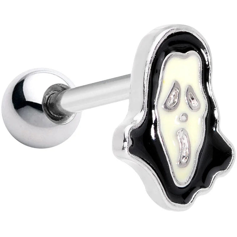 Women's Earrings – Elegant Designs for Every Personality--16 Gauge 1/4 Halloween Screaming Ghost Cartilage Tragus Earring Women's Earrings – Elegant Designs for Every Personality--16 Gauge 1/4 Halloween Screaming Ghost Cartilage Tragus Earring