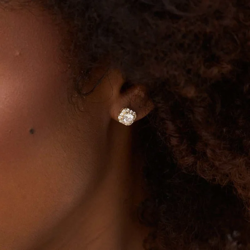 Women's Earrings – Elegant Designs for Every Personality--Micro Clustered Diamond Earrings Women's Earrings – Elegant Designs for Every Personality--Micro Clustered Diamond Earrings