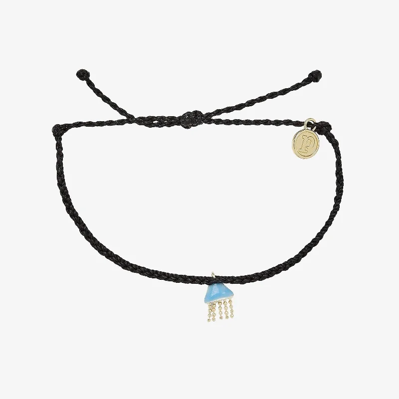 Custom Charm Bangles for Women-Jellyfish Charm