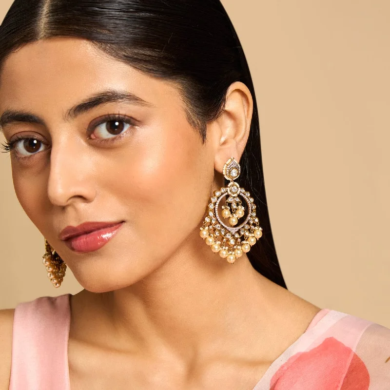 Women's Earrings – Elegant Designs for Every Personality--Kundan Earring 173002