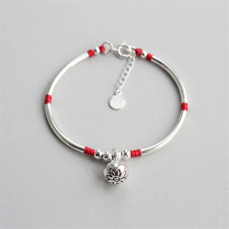 Women's Personalized Bangles for Unique Gifts-Buddha Stones 925 Sterling Silver Lotus Flower New Beginning Bracelet Women's Personalized Bangles for Unique Gifts-Buddha Stones 925 Sterling Silver Lotus Flower New Beginning Bracelet