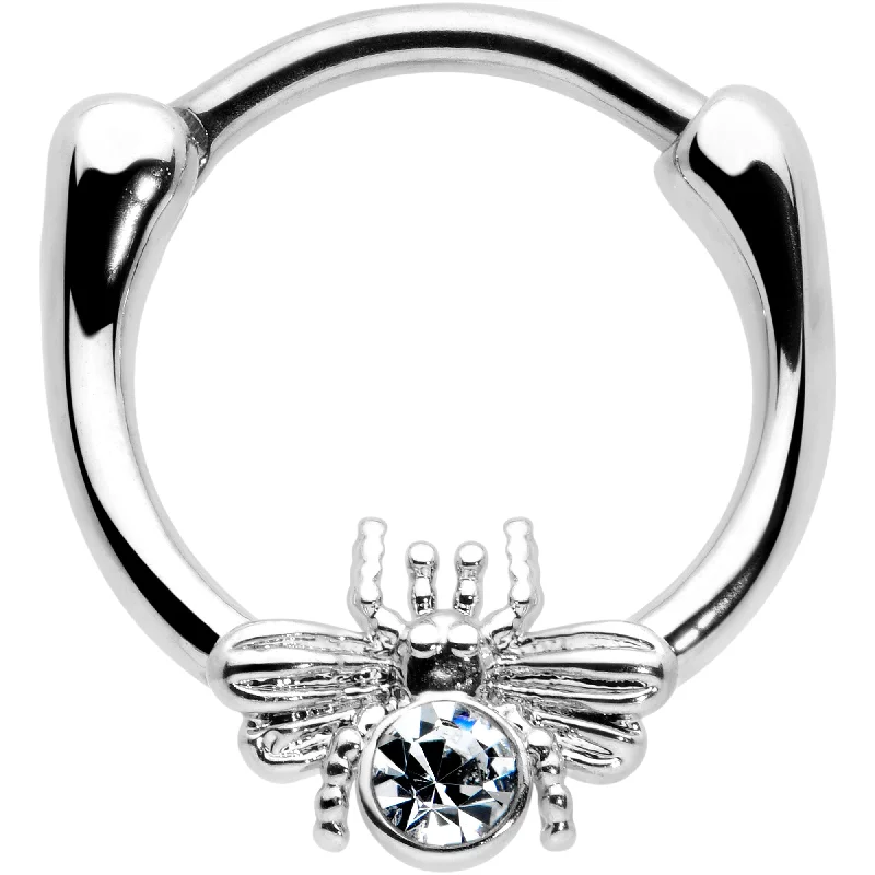 Women's Earrings – Elegant Designs for Every Personality--16 Gauge 5/16 Clear Gem Ultra Fly Cartilage Clicker Women's Earrings – Elegant Designs for Every Personality--16 Gauge 5/16 Clear Gem Ultra Fly Cartilage Clicker
