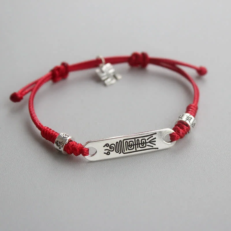 Personalized Beaded Bracelets for Men with Initials-Buddha Stones 925 Sterling Silver Red String Luck Strength Braid Bracelet Personalized Beaded Bracelets for Men with Initials-Buddha Stones 925 Sterling Silver Red String Luck Strength Braid Bracelet