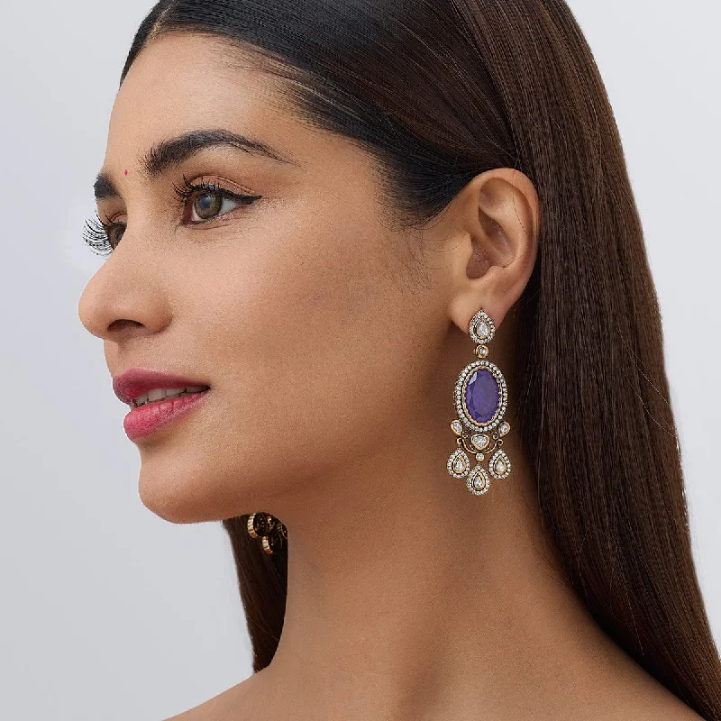Women's Earrings – Elegant Designs for Every Personality--Kundan Earring 158525