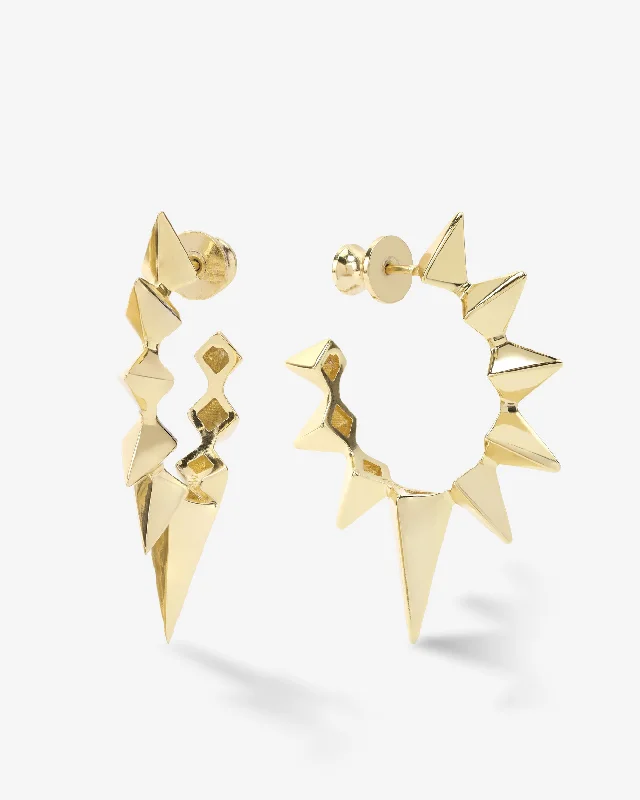 Women's Earrings – Elegant Designs for Every Personality--Gabriella's Big Sista Hoops - Gold