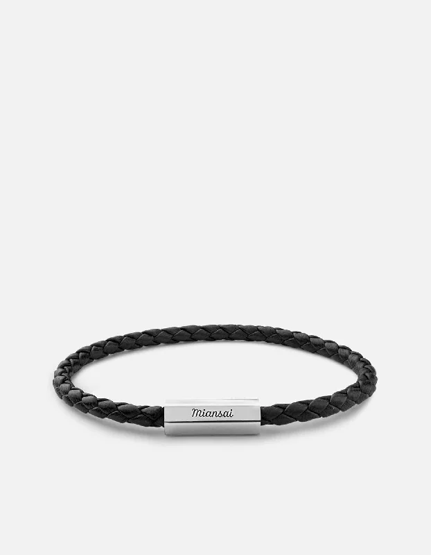 Men's Casual Bracelets-Bare Single Bracelet, Stainless Steel