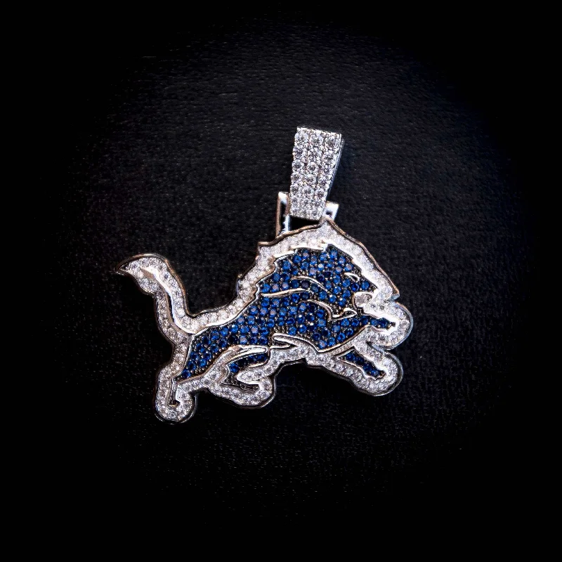 Exclusive Men's Necklaces & Pendants for the Modern Gentleman-Detroit Lions Official NFL Pendant Exclusive Men's Necklaces & Pendants for the Modern Gentleman-Detroit Lions Official NFL Pendant