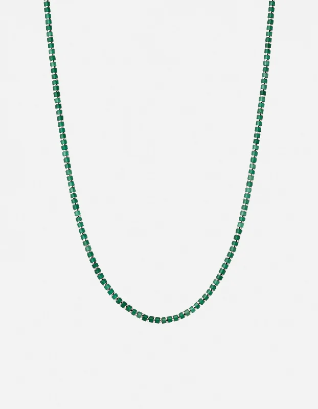 Exclusive Men's Necklaces & Pendants for the Modern Gentleman-Kato Agate Necklace, Sterling Silver Exclusive Men's Necklaces & Pendants for the Modern Gentleman-Kato Agate Necklace, Sterling Silver