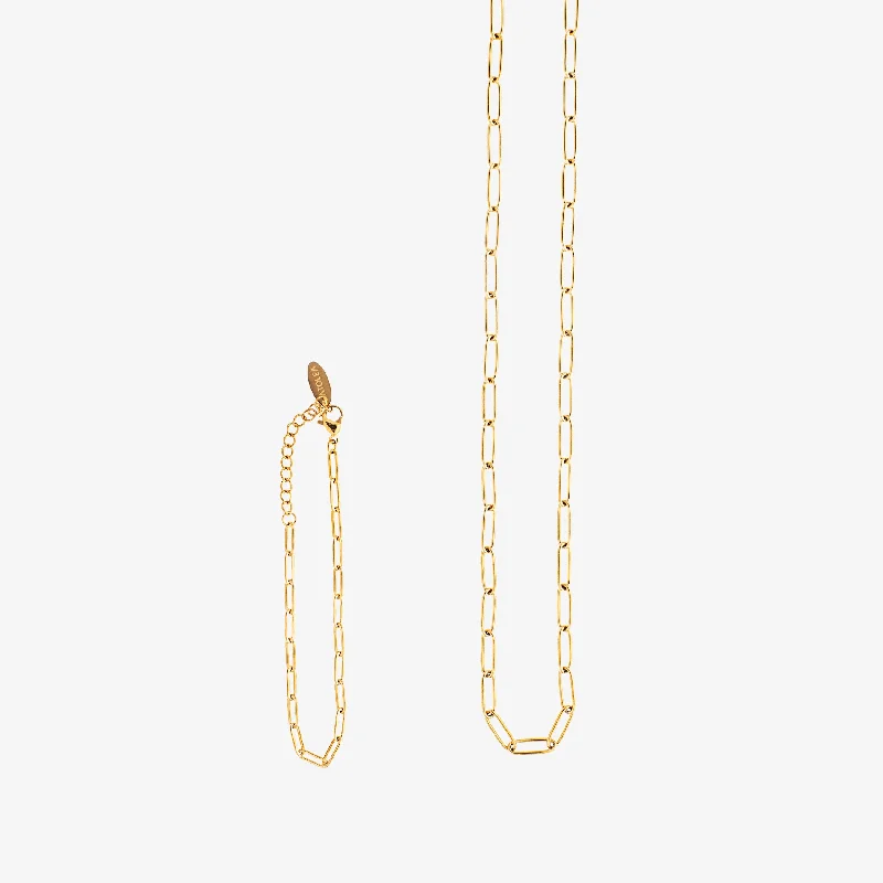 Women's Bangles with Luxury Detailing-Paperclip Bundle