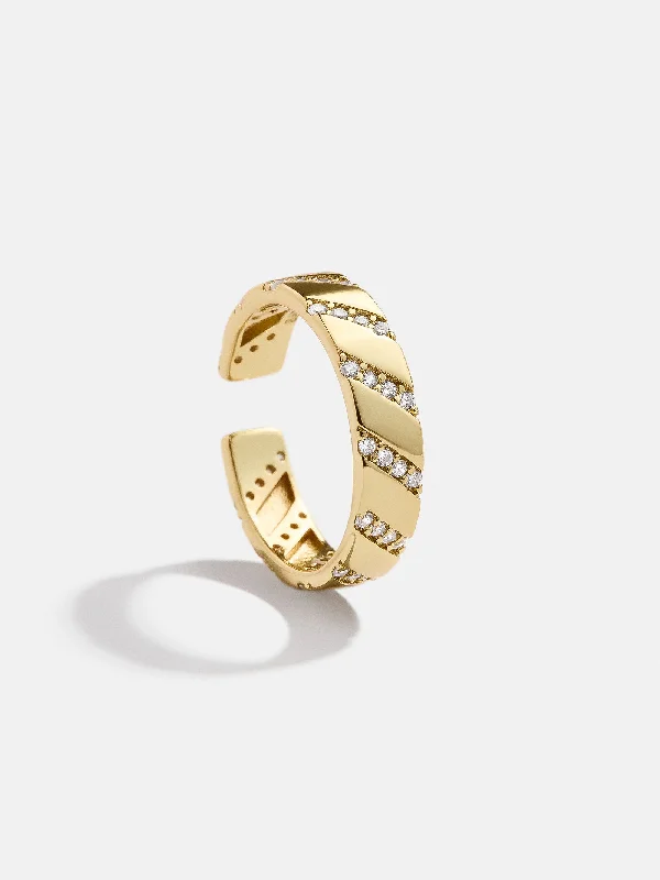 Women's Earrings – Elegant Designs for Every Personality--Shay 18K Gold Ear Cuff - Gold/Pavé Women's Earrings – Elegant Designs for Every Personality--Shay 18K Gold Ear Cuff - Gold/Pavé
