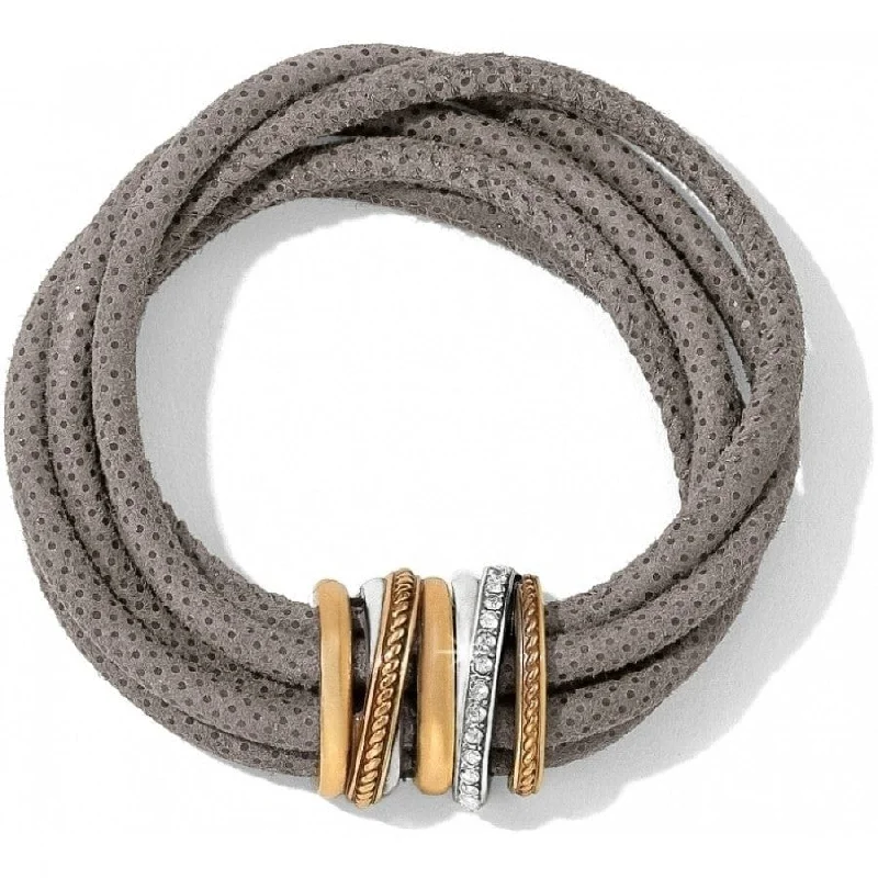 Women's Bangles with Crystal Accents-Neptune's Rings Bracelet