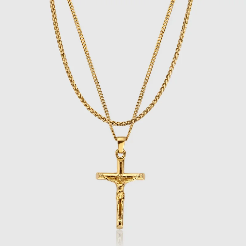 Crucifix Set (Gold)