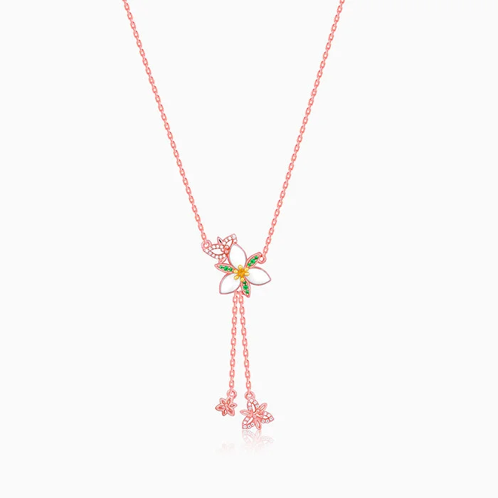 Shop Classic Women's Necklaces & Pendants with a Modern Twist-Rose Gold Persistent Trillium Lariat Necklace Shop Classic Women's Necklaces & Pendants with a Modern Twist-Rose Gold Persistent Trillium Lariat Necklace