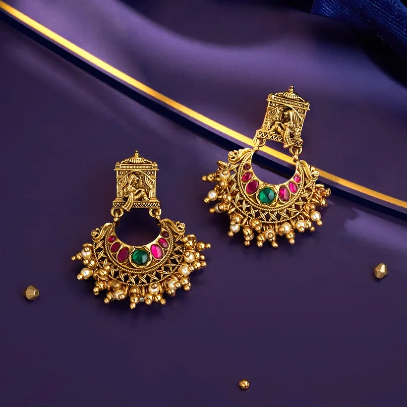 Women's Earrings – Elegant Designs for Every Personality--Silver Temple Earring 161761 Women's Earrings – Elegant Designs for Every Personality--Silver Temple Earring 161761