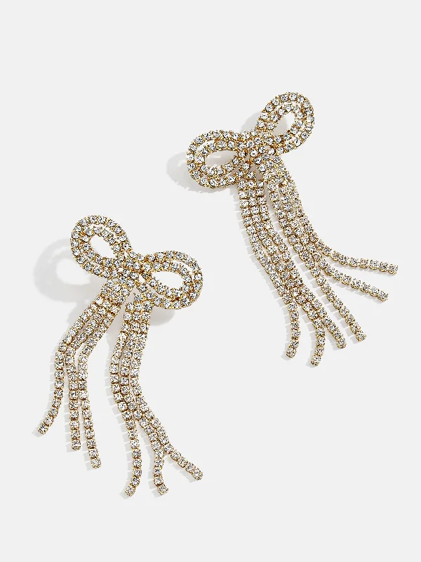 Women's Earrings – Elegant Designs for Every Personality--Nicci Earrings - Gold/Pavé