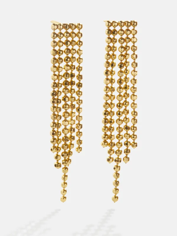 Women's Earrings – Elegant Designs for Every Personality--Stephanie 18K Gold Earrings - Gold Women's Earrings – Elegant Designs for Every Personality--Stephanie 18K Gold Earrings - Gold