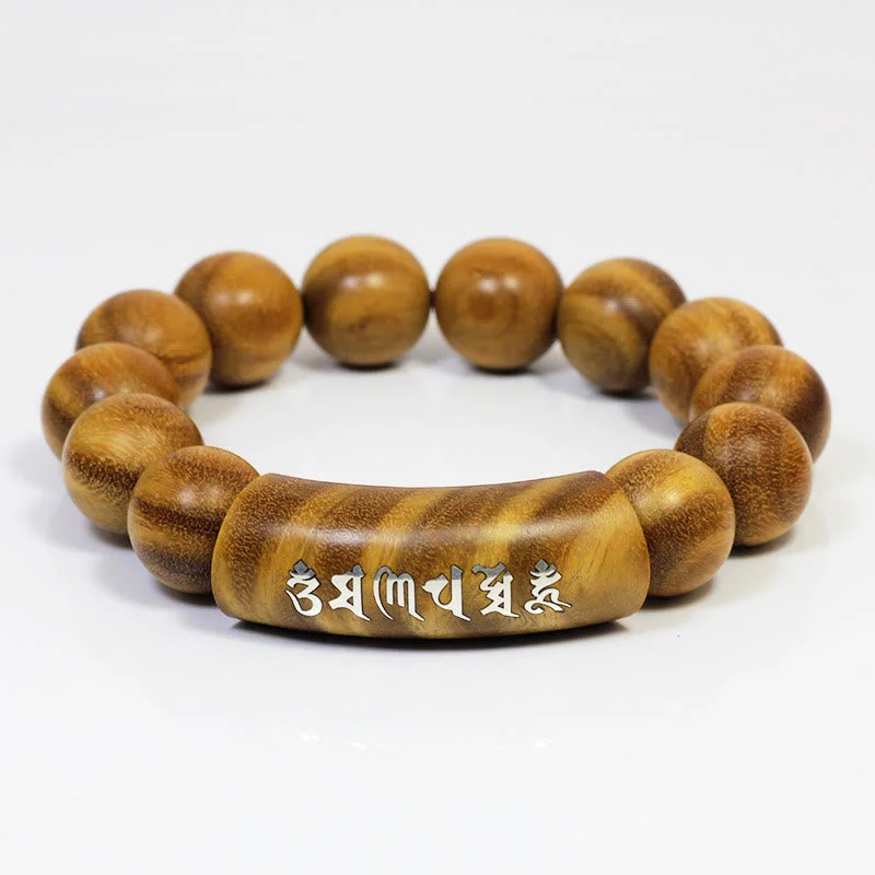 Luxury Bracelets for Men-Buddha Stones 999 Sterling Silver Green Sandalwood Om Mani Padme Hum Dragon Phoenix Dharmachakra Inlaid Peace Bracelet Luxury Bracelets for Men-Buddha Stones 999 Sterling Silver Green Sandalwood Om Mani Padme Hum Dragon Phoenix Dharmachakra Inlaid Peace Bracelet