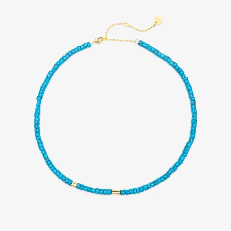 Shop Classic Women's  Necklaces & Pendants with a Modern Twist-Turquoise Stone Choker