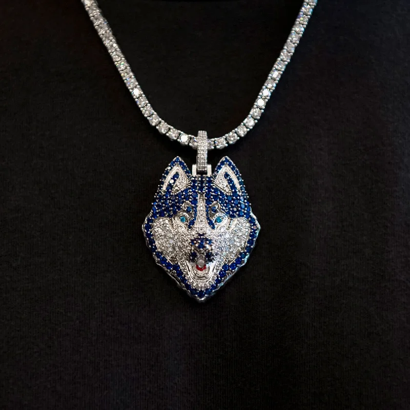 Exclusive Men's Necklaces & Pendants for the Modern Gentleman-Connecticut Huskies Official NCAA Logo Pendant Exclusive Men's Necklaces & Pendants for the Modern Gentleman-Connecticut Huskies Official NCAA Logo Pendant